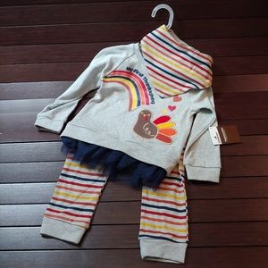 NWT My First Thanksgiving Outfit, Size 24 Months